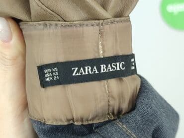 stradivarius kurtka brazowa: Zara, Spódnica damska, XS — 6