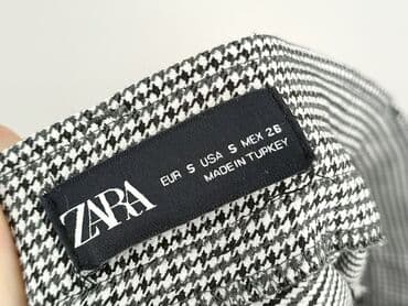 jeansy damskie podarte: Zara, Spodnie materiałowe damskie, rozmiar S — 4