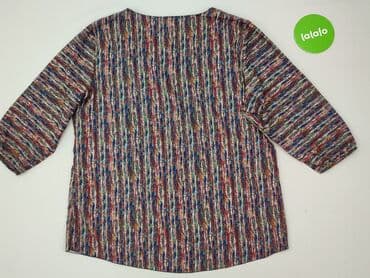 kolorowa bluzka w paski: Women's blouse, size 2XL — 4