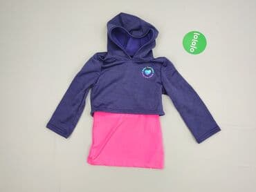pluszowa kurtka z kapturem: Bluza, 4-5 lat, 104-110 cm, stan - Idealny — 2