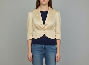 koszulka pod marynarkę damska: Marynarka damska, rozmiar L — 6