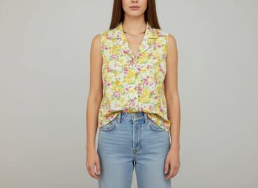 tanie bluzki z krótkim rękawem: Bluzka damska, rozmiar M — 6