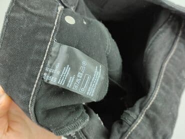 czarne jeansy push up: Denim, Szorty dla mężczyzn, rozmiar L — 5