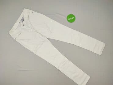 białe spodnie damskie mohito: Spodnie materiałowe damskie, rozmiar M — 2