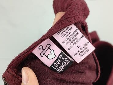 bordowa długa sukienki: Sukienka damska, rozmiar L — 4