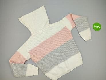golf w prążki: Sweter damski, rozmiar S — 2
