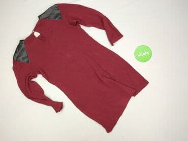 jakie rajstopy do bordowej sukienki: Sukienka damska, rozmiar S — 3