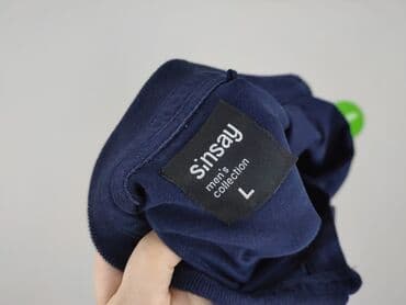 niebieski sweter sinsay: Sinsay, Koszulka polo dla mężczyzn, rozmiar L — 5