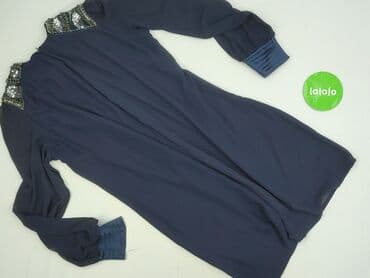 sukienki wieczorowe krótkie niebieskie: Sukienka damska, rozmiar S — 4