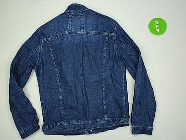 sweter patchwork: DENIM JEANS, Męska kurtka jeansowa, rozmiar M — 3