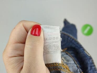 krótkie spodenki dżinsowe dla dzieci: Szorty damskie, rozmiar L — 6