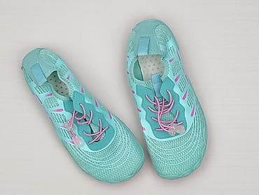 bocci buty: Buty damskie barefoot/wodne – turkusowe z różowymi akcentami - Typ — 1