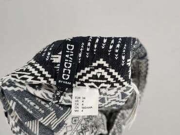 legginsy w prążki hm: H&M Divided, Legginsy Eleganckie damskie, rozmiar XS — 4