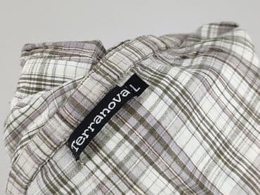 koszulka z długim rękawem w paski: Terranova, Top damski, rozmiar L — 4