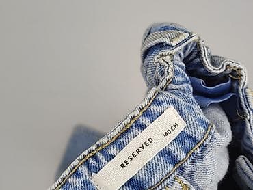 reserved bluzka z bufkami: Spodnie jeansowe, Reserved, 10 lat, 140, stan - Bardzo dobry — 4