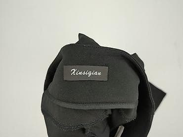 czarny sweter oversize: Legginsy Eleganckie damskie, rozmiar M — 4