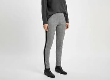 legginsy lily grey: Peacocks, Legginsy Eleganckie damskie, rozmiar L — 7