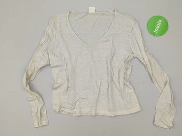 szara bluzka h m: H&M, Bluzka damska, rozmiar S — 2