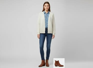 kurtki zimowe damskie c a: Kardigan damski, rozmiar M — 6