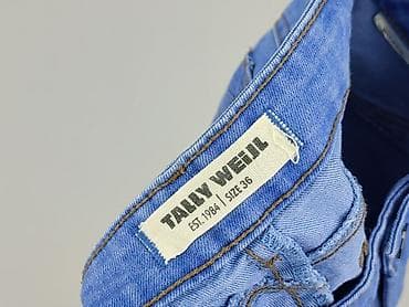 jeans raw blue: Tally Weijl, Szorty damskie, rozmiar S — 4