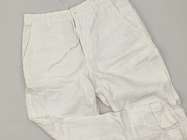 spódnico spodnie lniane: Spodnie materiałowe damskie, rozmiar M — 2