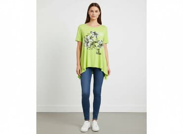 limonkowy t shirty damskie: T-shirt damski, rozmiar M — 1