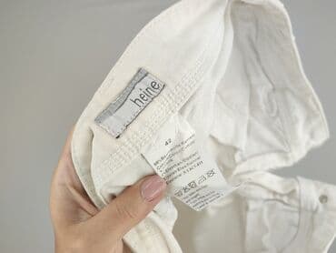 ccc białe sandały na obcasie: Heine, Spodnie 3/4 damskie, rozmiar 2XL — 4