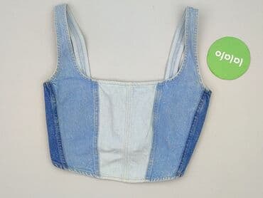 mohito koszulka w paski: Stradivarius, Top damski, M — 2