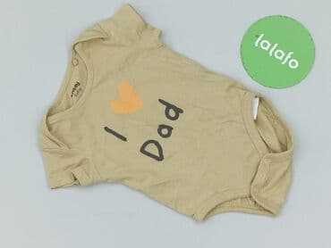 pajacyk z weluru: Body, Sinsay, 1-3 months, 
condition - Very good — 2