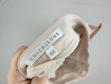 white jeans: Chic, Spodnie materiałowe damskie, rozmiar 2XL — 4