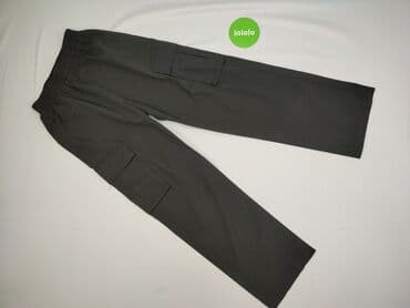 czarne spodnie materiałowe: Cargo, Spodnie cargo damskie, rozmiar S — 2