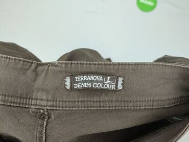 brazowe jeansy: Terranova, Jeansy damskie, rozmiar L — 4