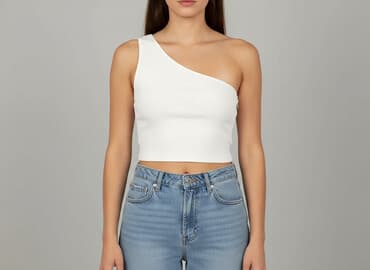 bluzki prazkowane: Top damski, rozmiar S — 5