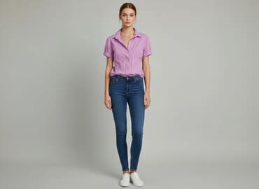 liliowy garnitur damski: Top Secret, Koszula damska, rozmiar S — 6