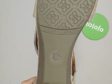 beżowe buty na koturnie ccc: Sandały damskie, rozmiar 37 — 4