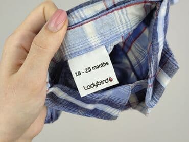 okee sukienki: Shirt 1.5-2 years, condition - Perfect, pattern - Cell, color - Blue — 4
