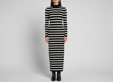 rajstopy w paski damskie: H&M, Sukienka damska, rozmiar S — 6