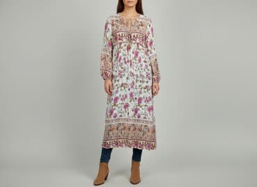 sukienka maxi z długim rękawem: Sukienka damska, rozmiar L — 1