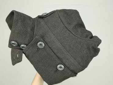 kurtka zimowa liu jo: Męski płaszcz/trencz dwurzędowy - Kolor: ciemnoszary (grafit) - — 5