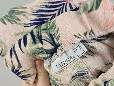 legginsy damskie plus size: Janina, Material trousers for women, size M (EU 38) — 4