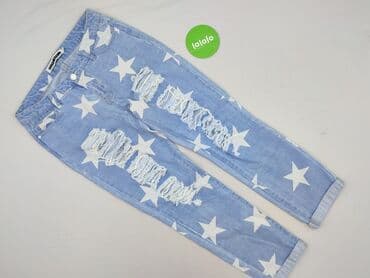 biale szerokie jeansy: Noisy May, Jeansy damskie, rozmiar S — 2