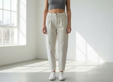 biale spodnie reserved: Reserved, Jeansy damskie, rozmiar XS — 1