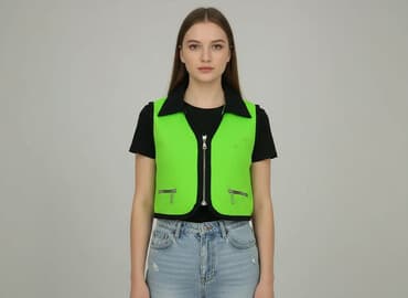 kamizelka damska krótka h m: Kamizelka damska, rozmiar S — 8