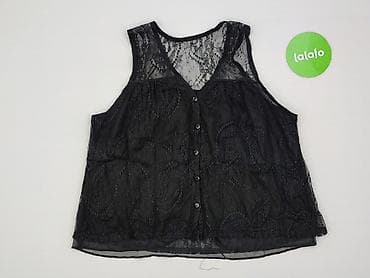 azurowe bluzki: Top damski, rozmiar M — 2