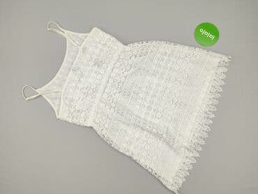 białe krótkie legginsy pod sukienkę: Divided, Sukienka damska, rozmiar M — 4
