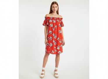 czerwona sukienka cropp: Atmosphere, Sukienka damska, rozmiar S — 7