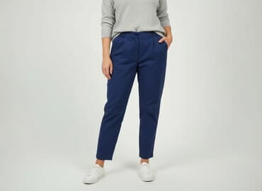 Material trousers for women, size 3XL