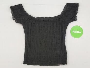 bluzki prześwitujące czarne: Bluzka damska, S — 2