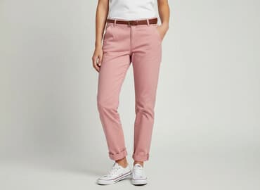 szerokie spodnie pepco: ONLY, Spodnie materiałowe damskie, rozmiar L — 7