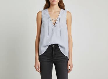 pull and bear bluzki: PULL&BEAR, Bluzka damska, rozmiar S — 7